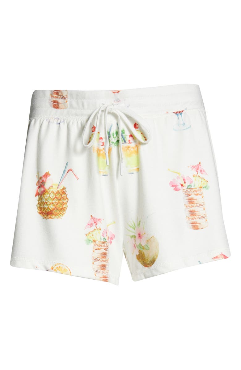 PJ Salvage Let's Get Tropical Pajama Shorts, Alternate, color,