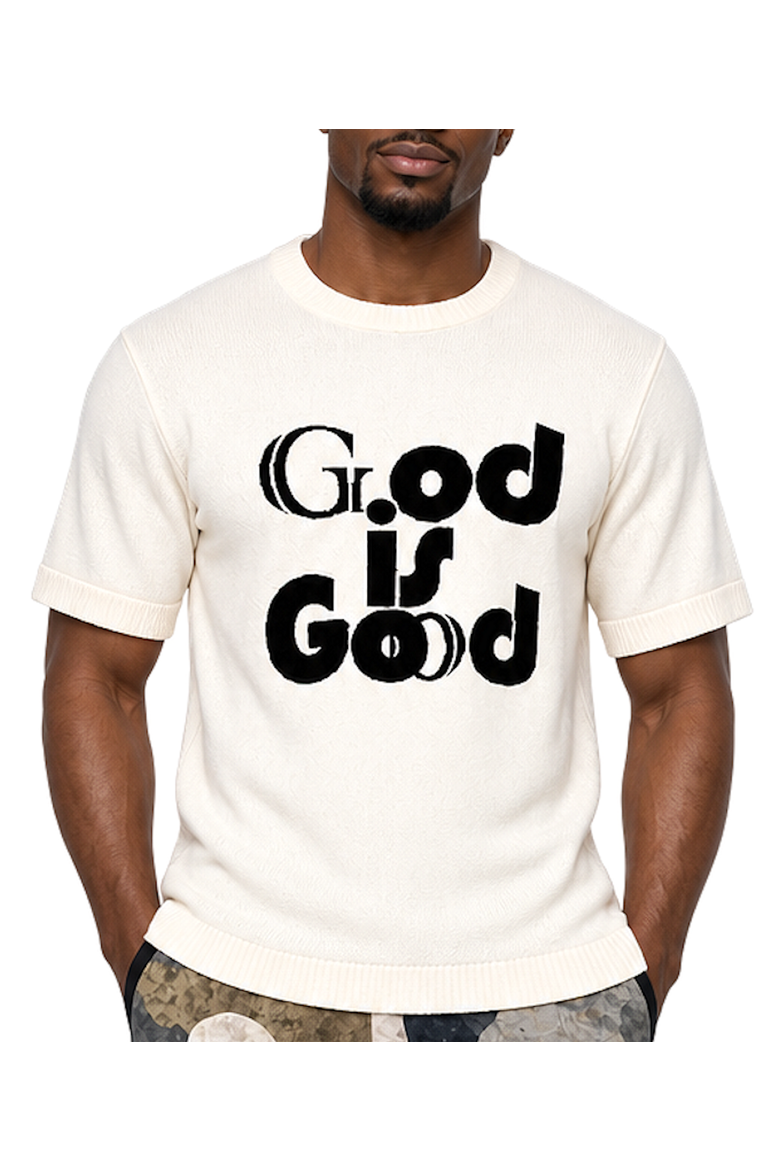 God Is Good Sweater, Main, color, cream