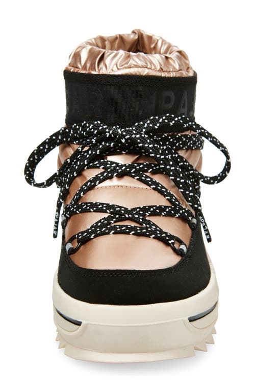 Pajar Galaxy Mini Waterproof Platform Ankle Bootie In Neutral