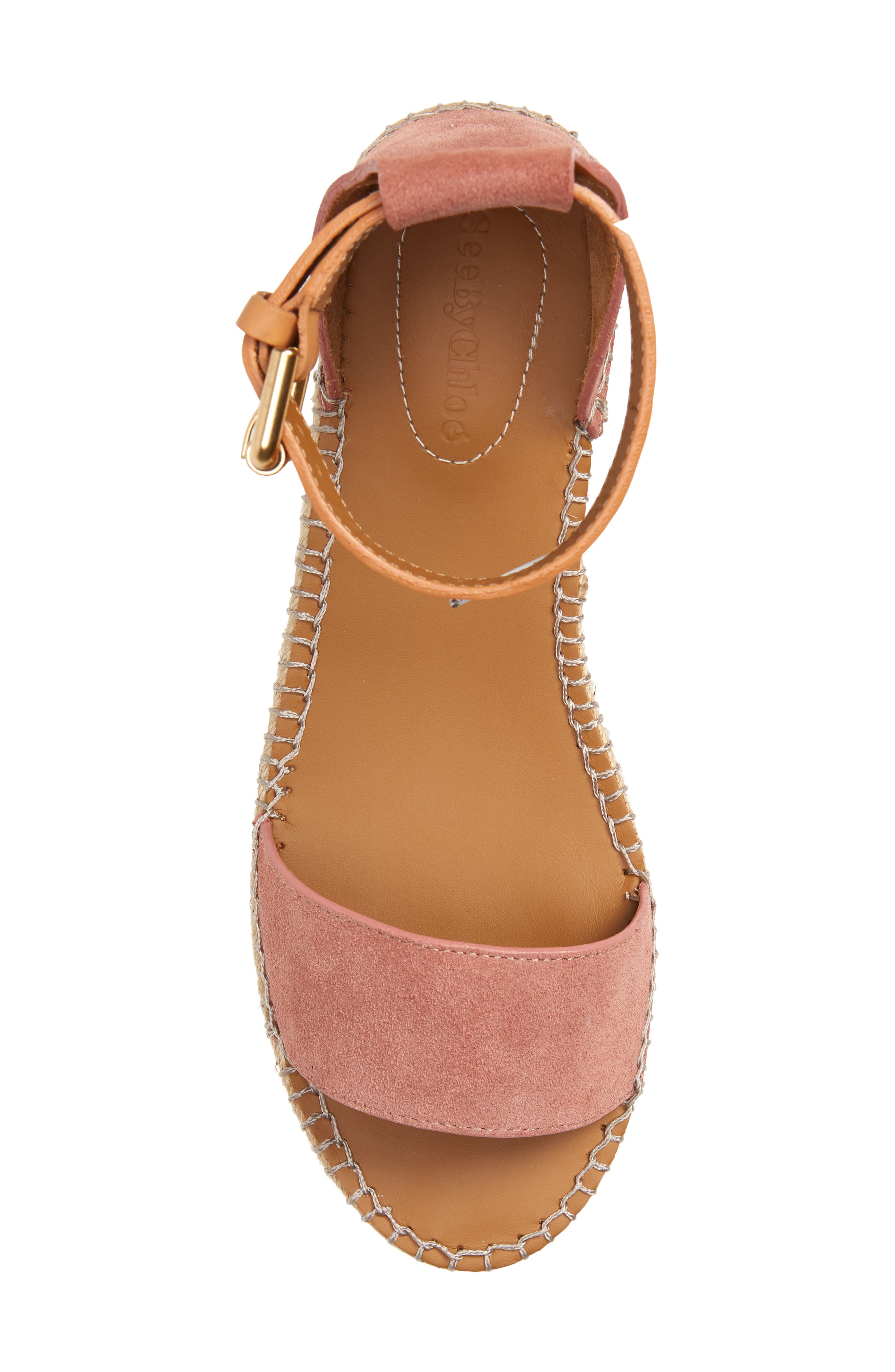 Glyn Platform Espadrille Sandal, Alternate, color, DARK PINK