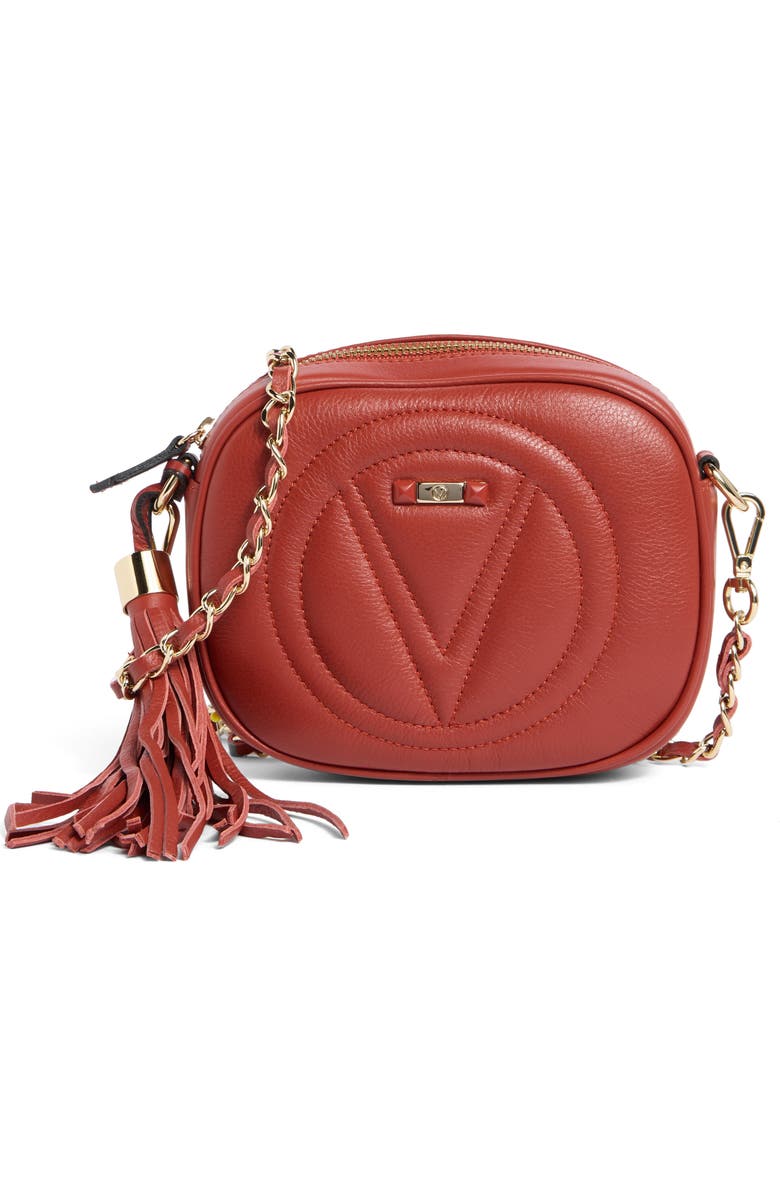 VALENTINO BY MARIO VALENTINO Nina Signature Crossbody Bag, Main, color, Rust