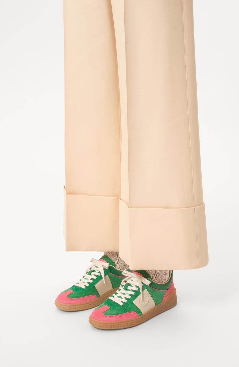 Valentino Garavani Upvillage Low Top Sneaker, Alternate, color, Green/ Pink