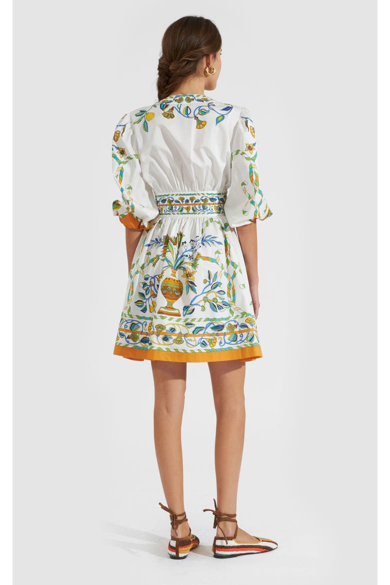 Margherita Dress, Alternate, color, Borboni Placée White