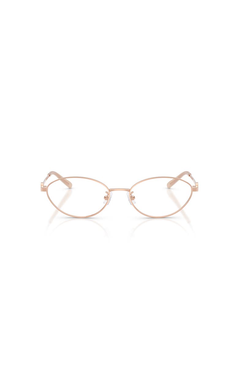 Tory Burch 53mm Oval optical glasses, Alternate, color, Copper
