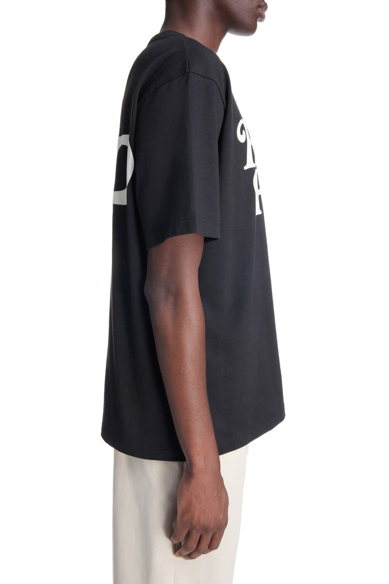 Verdy Logo Oversize Cotton Graphic T-Shirt, Alternate, color, BLACK