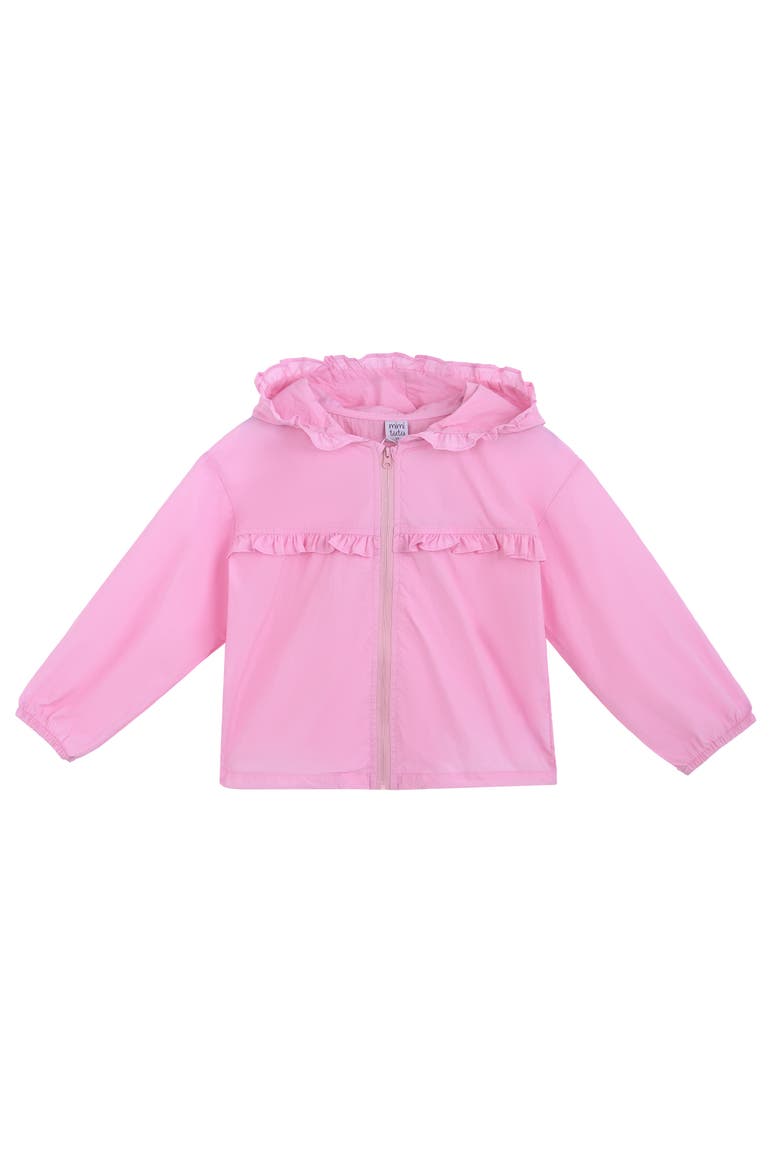 Light Jacket with Ruffle Hood, Main, color, Pink