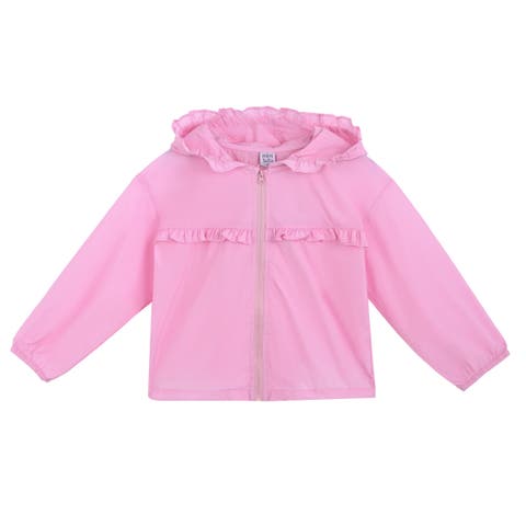 Light Jacket with Ruffle Hood