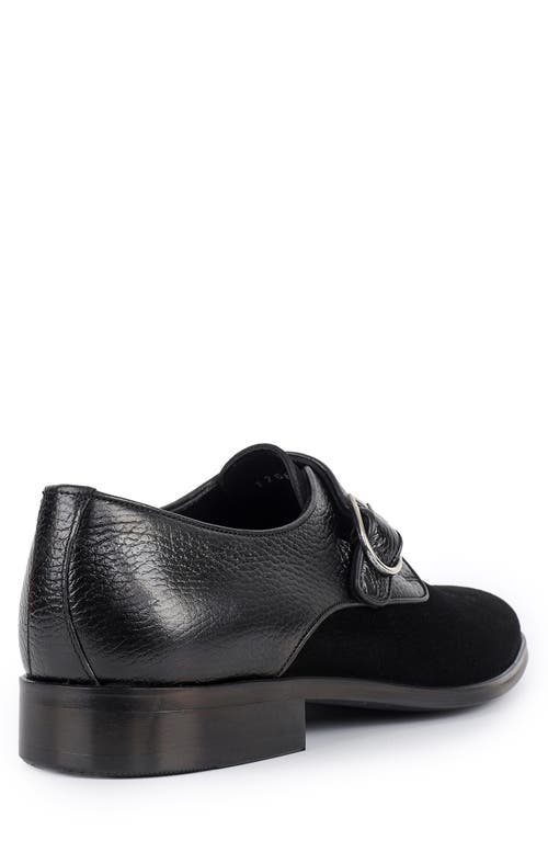Vellapais Waco Monk Strap Loafer In Black