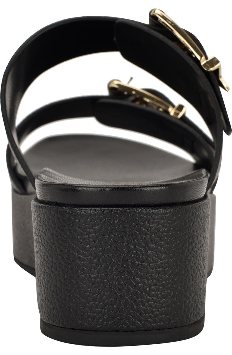 GUESS Platform Slide Sandal, Alternate, color, Black