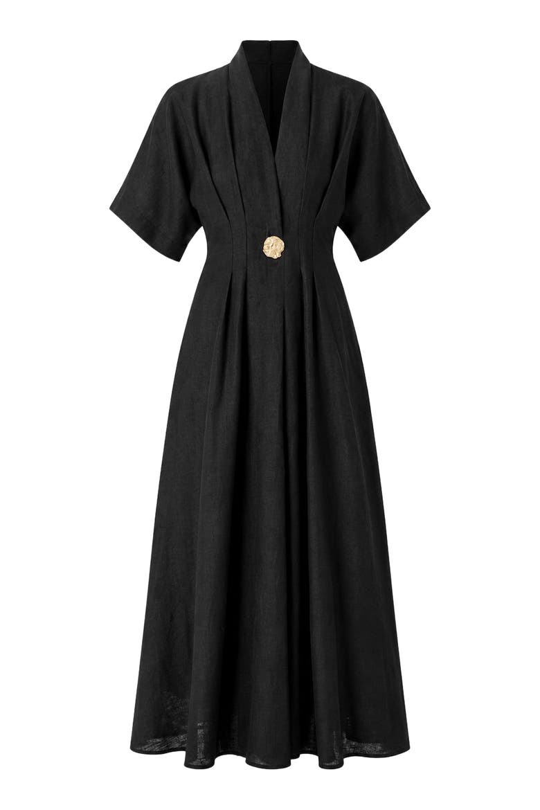 Samara Maxi Dress, Alternate, color, BLACK