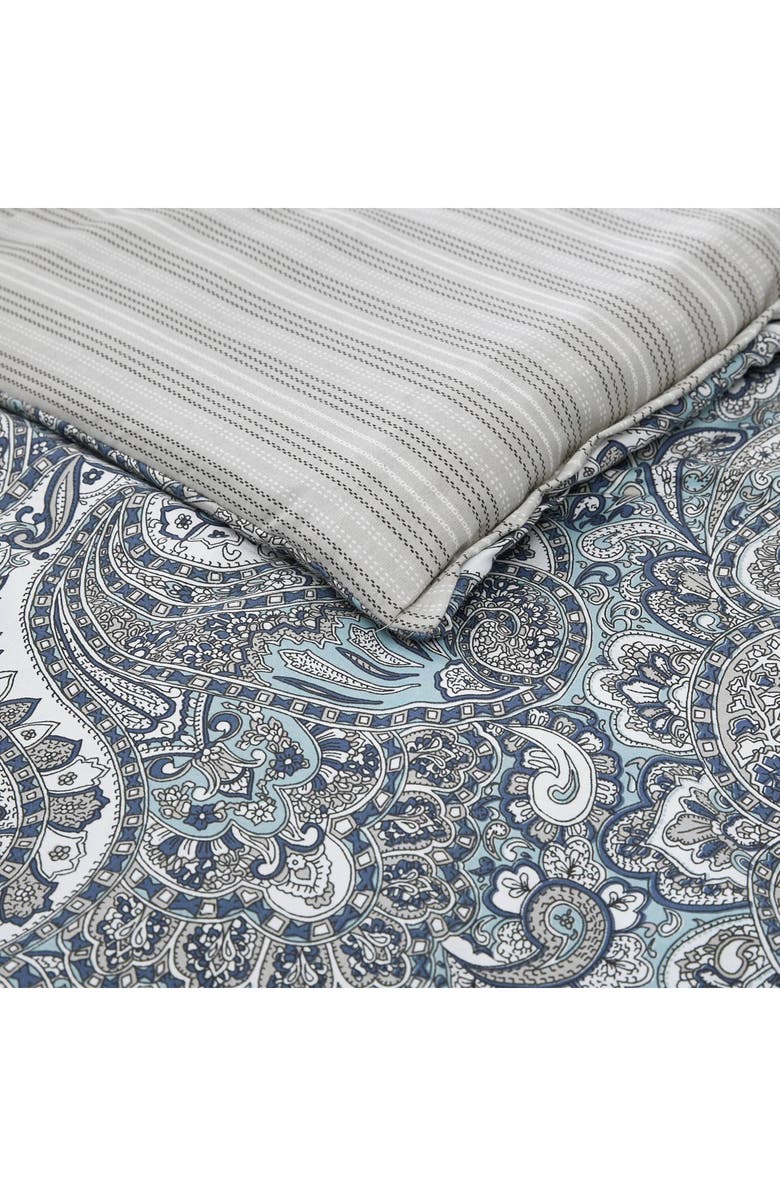 STONE COTTAGE Lancaster Reversible Cotton Sateen Comforter & Sham Set, Alternate, color, Blue