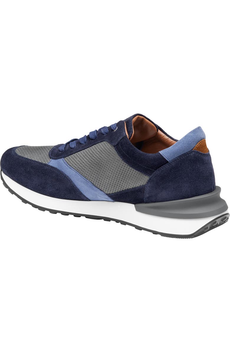 JOHNSTON & MURPHY COLLECTION Briggs Perfed Lace-Up Sneaker, Alternate, color,