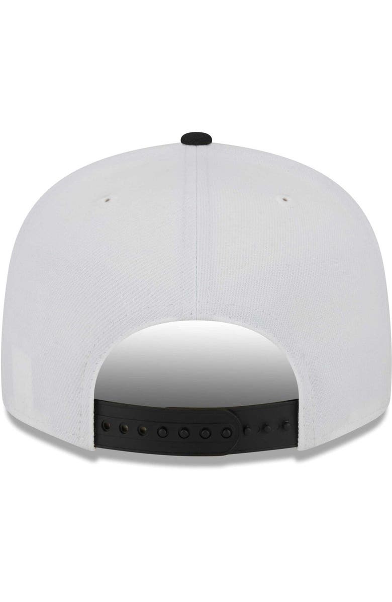 New Era Men's New Era White/Black Iowa Hawkeyes Two-Tone Layer 9FIFTY Snapback Hat, Alternate, color, White