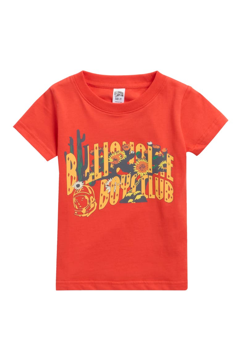 Kids' BB Oasis Arch Cotton Jersey Graphic T-Shirt, Main, color, POPPY RED