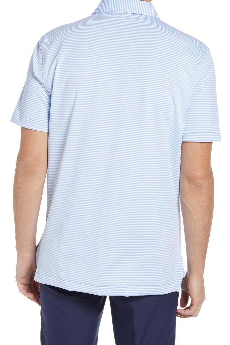 Hales Stripe Short Sleeve Performance Polo, Alternate, color, COTTAGE BL