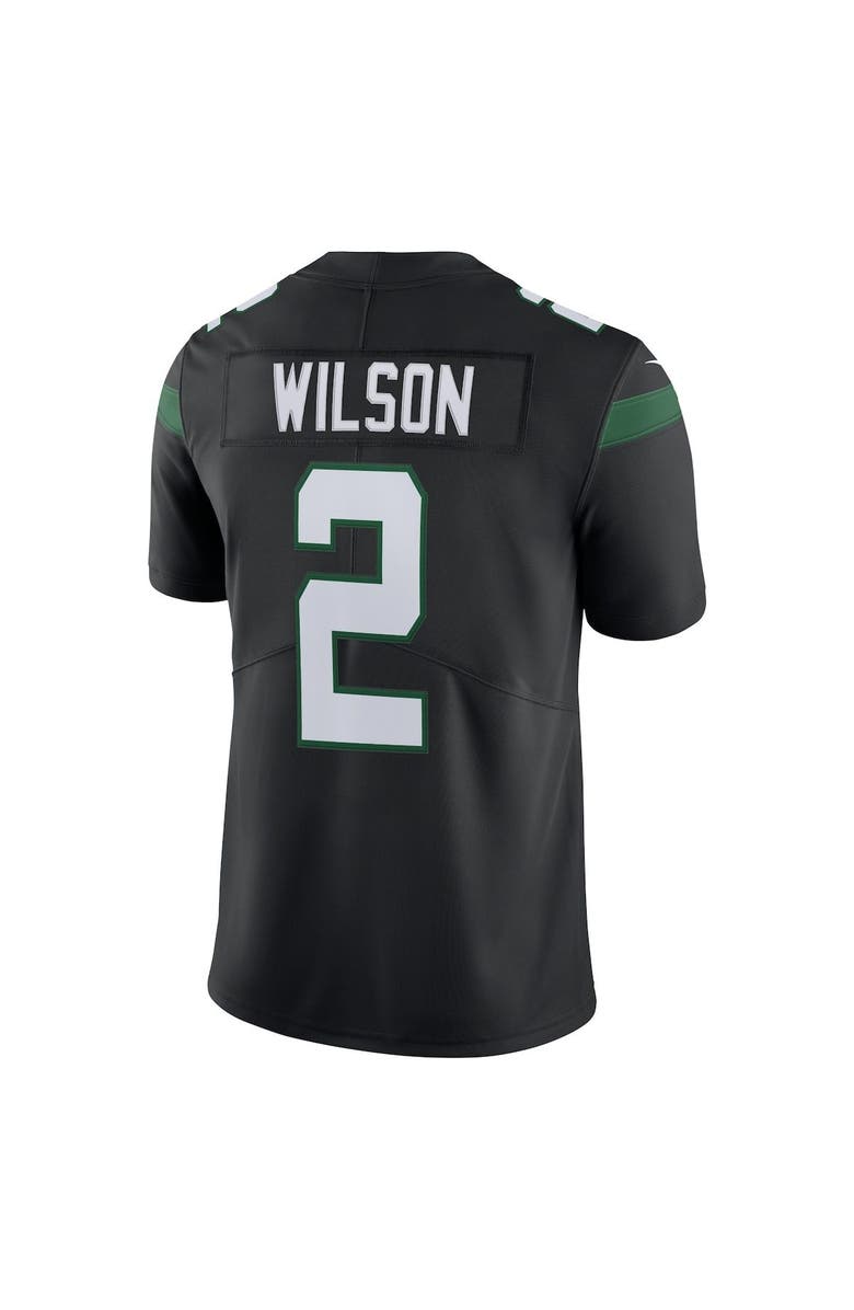 Nike Men's Nike Zach Wilson Stealth Black New York Jets Vapor Limited Jersey, Alternate, color, 
