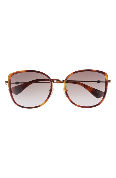56mm Cat Eye Sunglasses