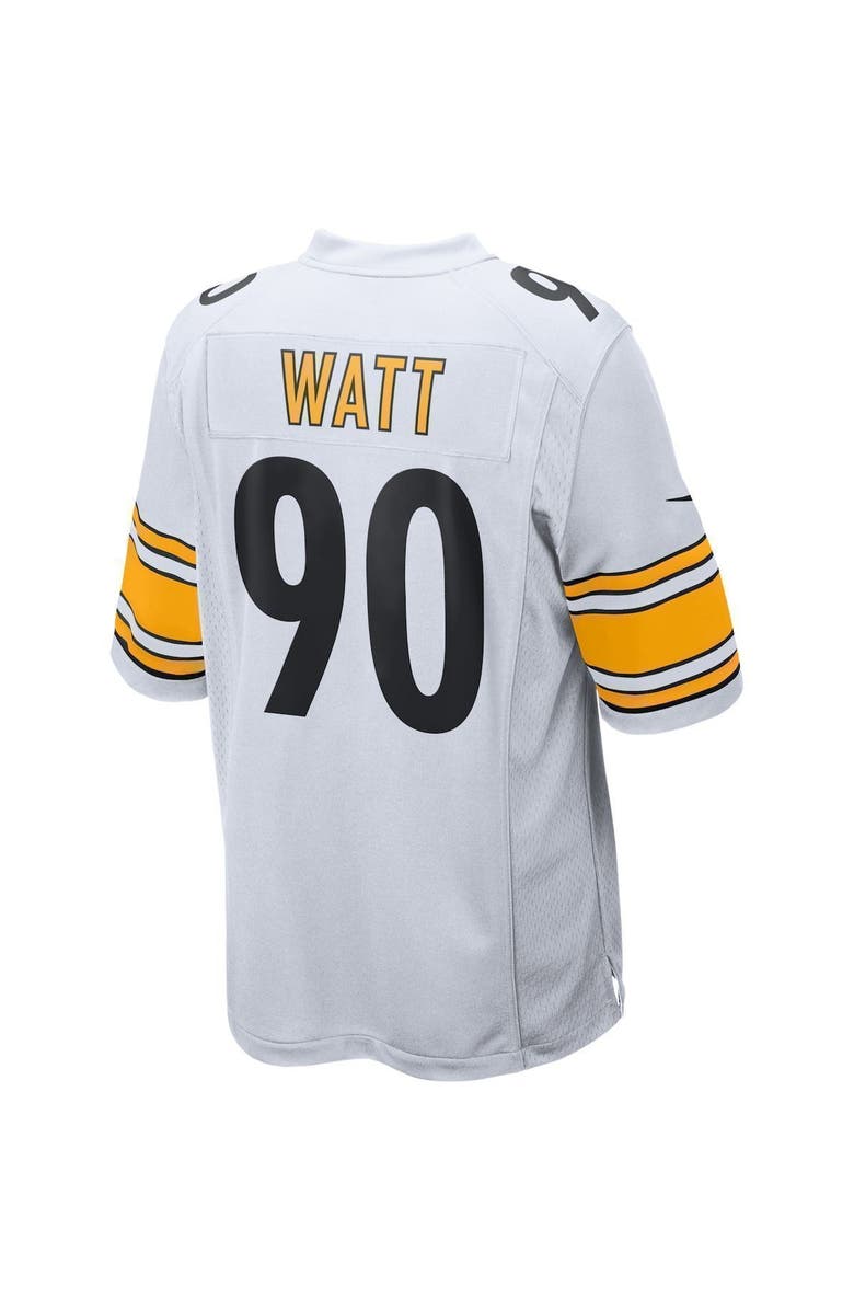 Nike Men's Nike T.J. Watt White Pittsburgh Steelers Game Jersey, Alternate, color, 