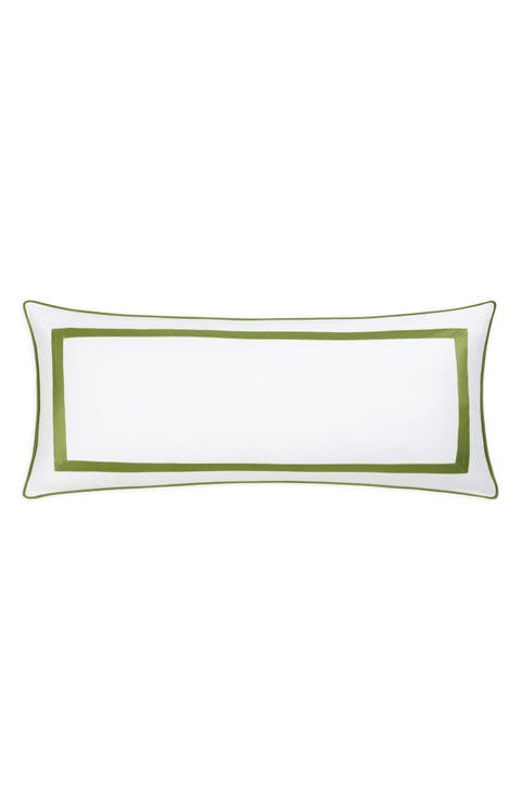 Louise Piqué Lumbar Pillow Cover