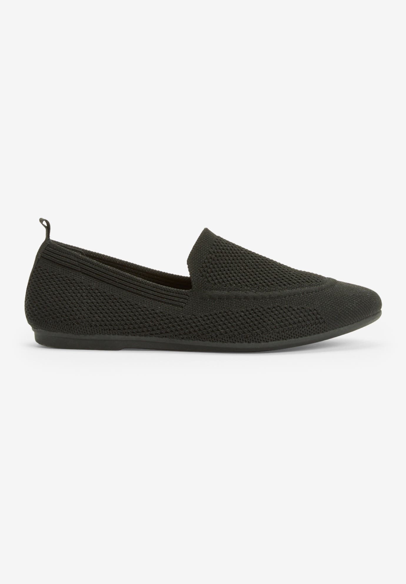Comfortview The Sabrina Slip On Flat, Alternate, color, Black