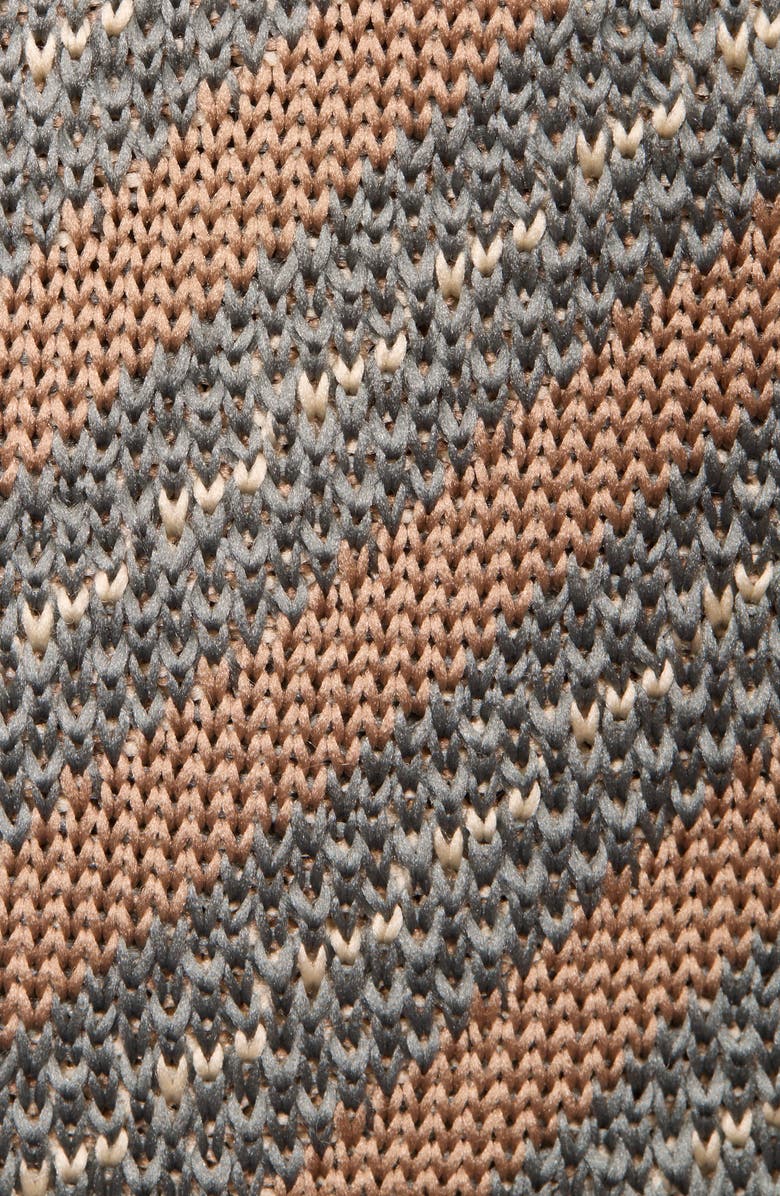 PAISLEY & GRAY Stanley Stripe Knit Tie, Alternate, color, Green Creamy Tan