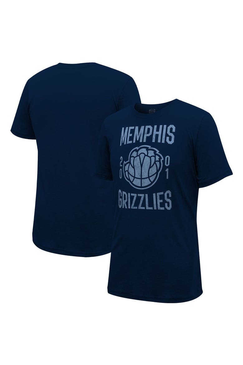 Unisex Stadium Essentials  Navy Memphis Grizzlies City Year T-Shirt, Main, color, Navy
