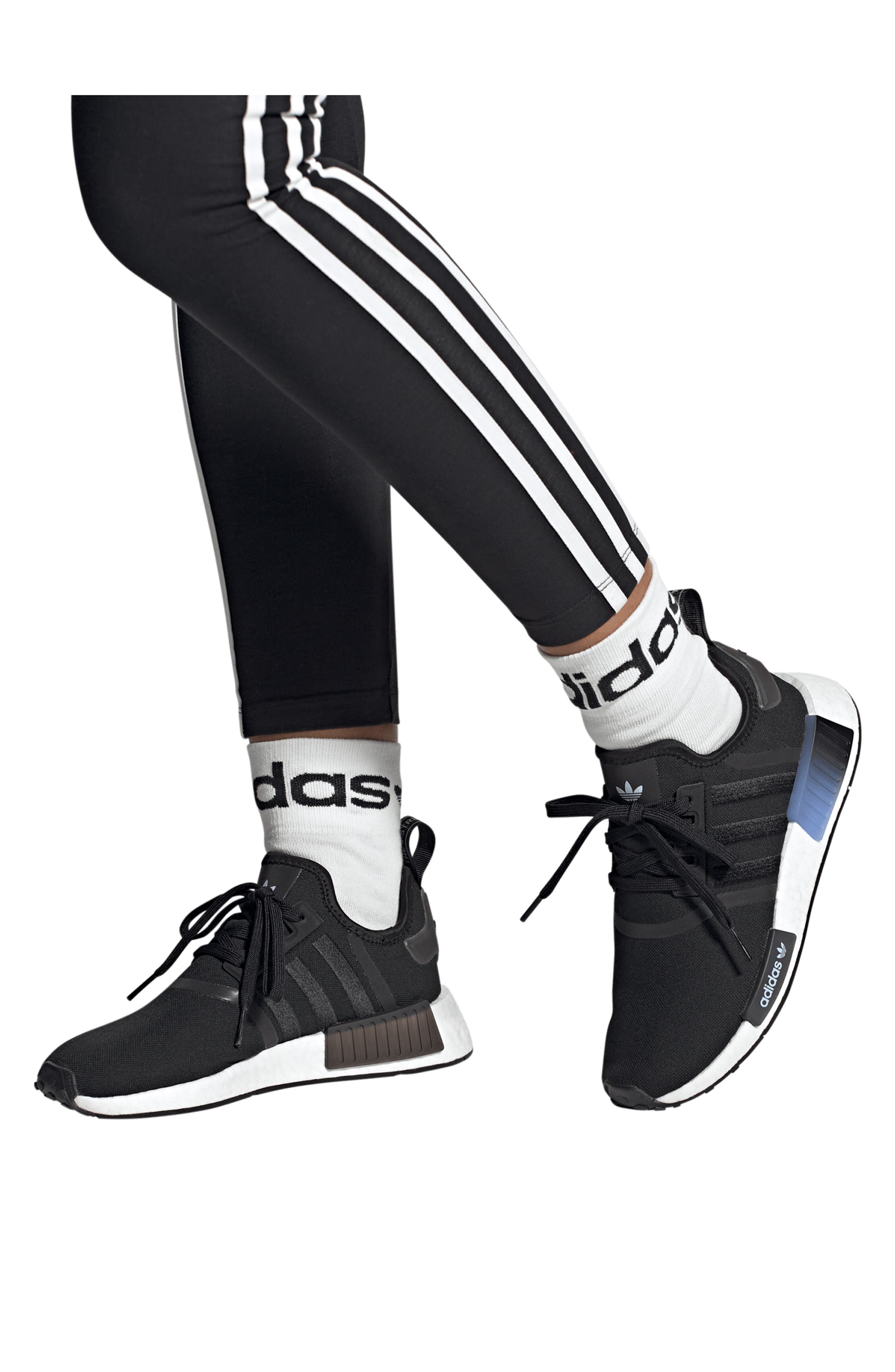 adidas NMD R1 Primeblue Sneaker, Alternate, color, 