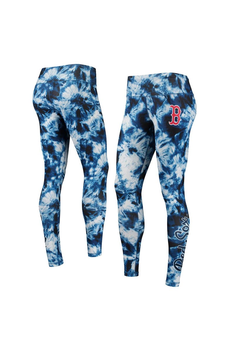 FOCO Women's FOCO Navy Boston Red Sox Tie-Dye Leggings, Main, color, Navy