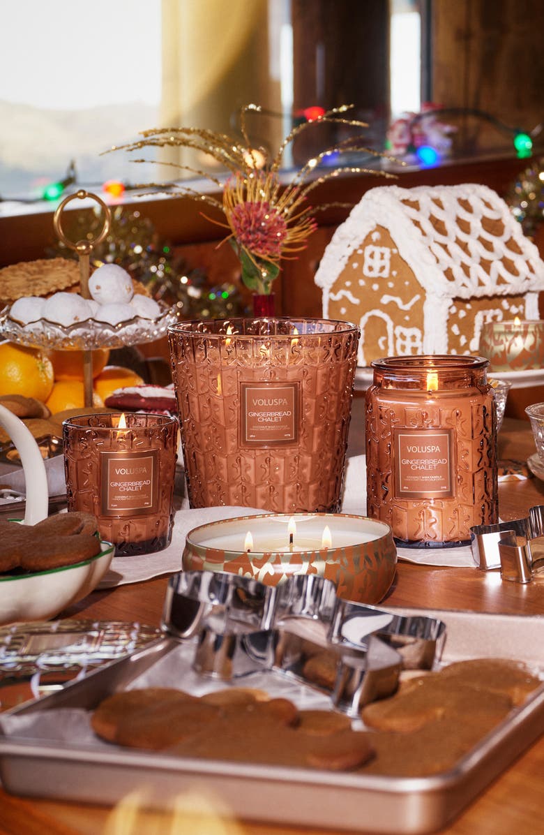 Voluspa Gingerbread Chalet Classic Candle, Alternate, color, 