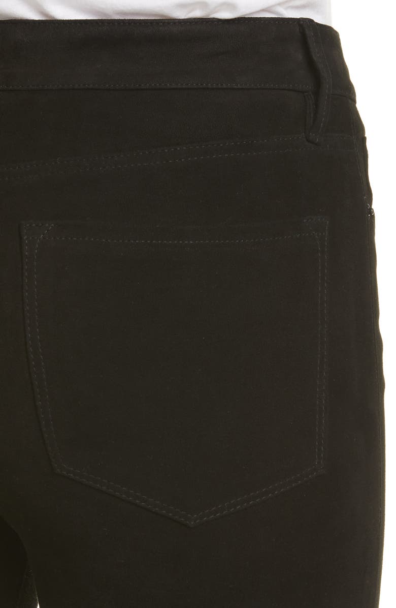 FRAME Le Crop Mini Boot Suede Pants, Alternate, color, 