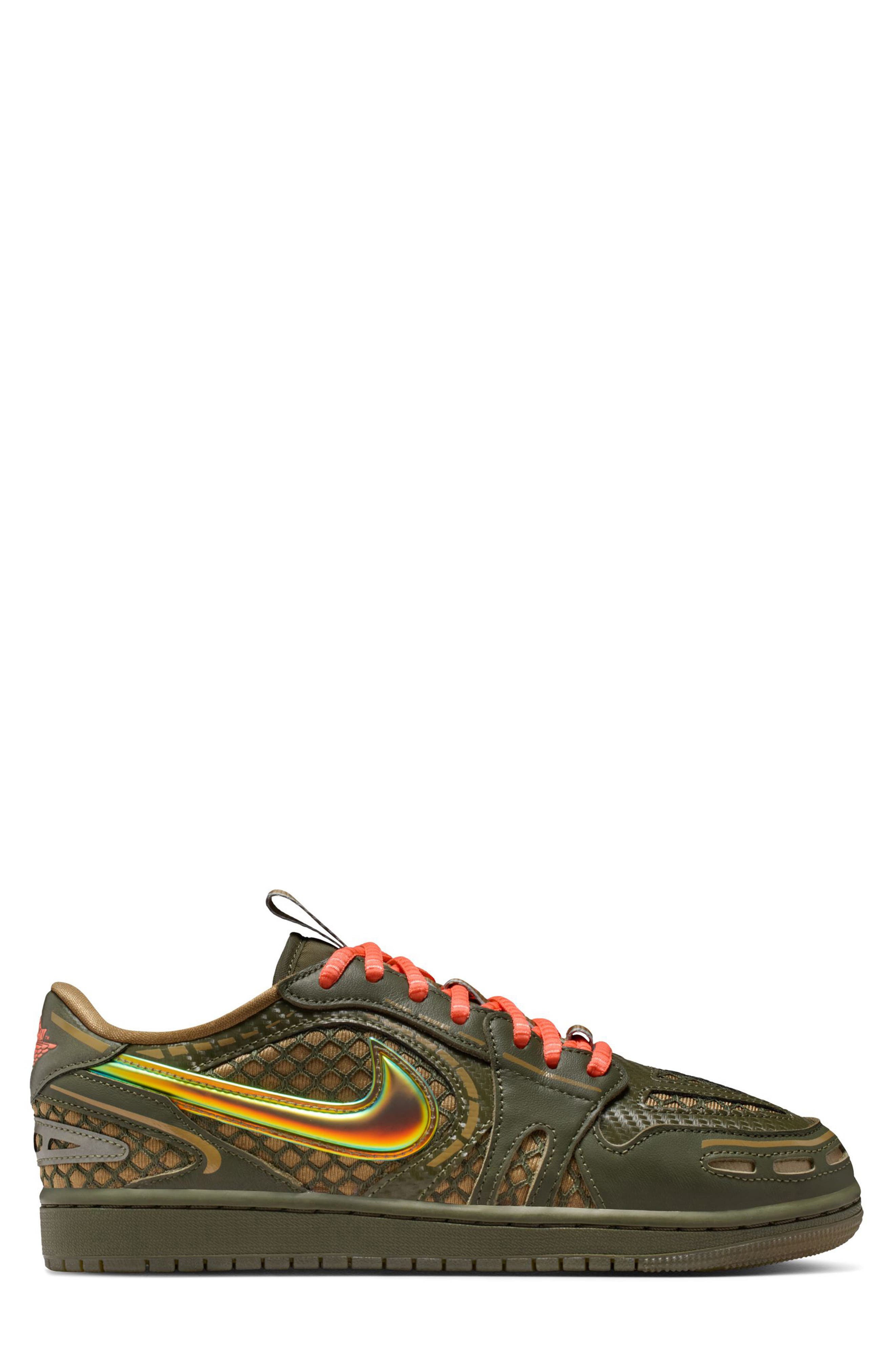 Jordan Air Jordan 1 Low Method of Make Sneaker, Alternate, color, Brown Kelp/ Cargo Khaki/ Mango