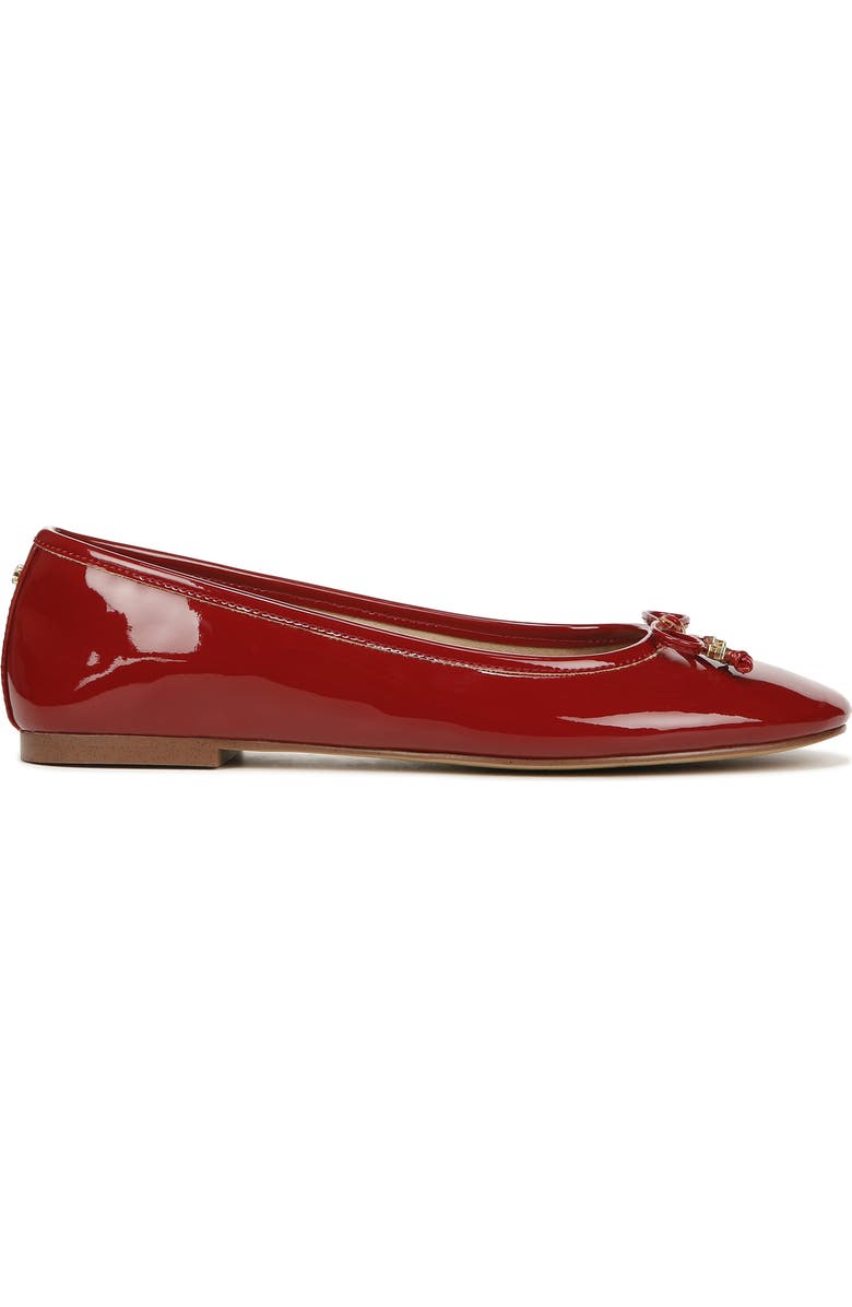 Sam Edelman Felicia Luxe Flat, Alternate, color, Red Mahogany