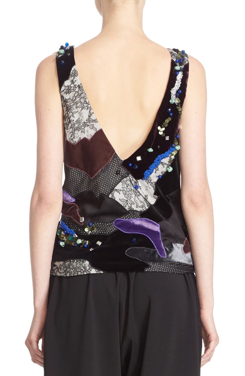 Koché Embellished Tank, Alternate, color, 