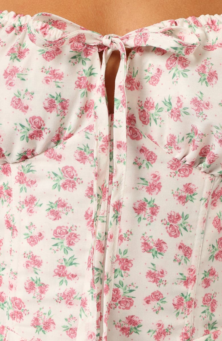 Petal & Pup Elodie Floral Midi Sundress, Alternate, color, 