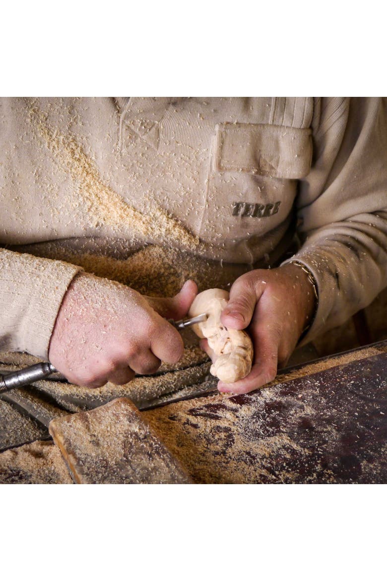 Carved Wood Nativity, Alternate, color, Olive