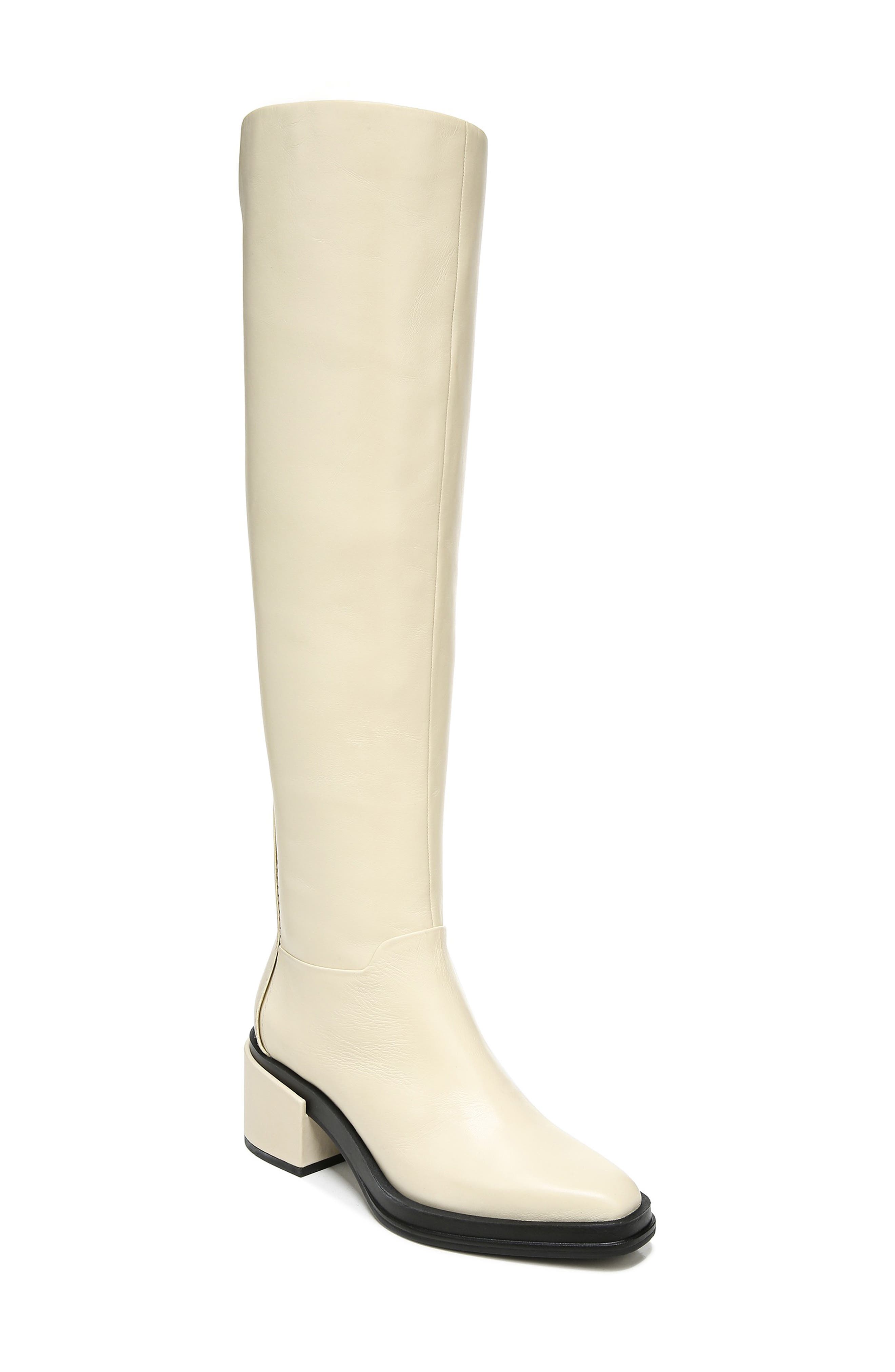 Dorica Knee High Boot, Main, color, CREAM