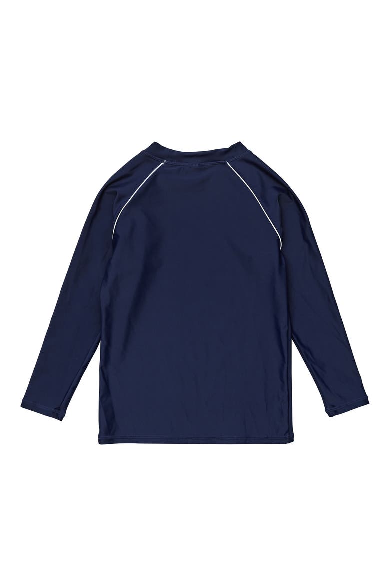 Kids' Long Sleeve Rashguard, Alternate, color, NAVY