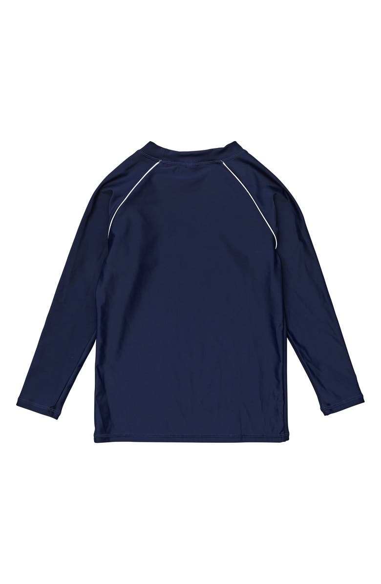 Snapper Rock Kids' Long Sleeve Rashguard, Alternate, color, Navy