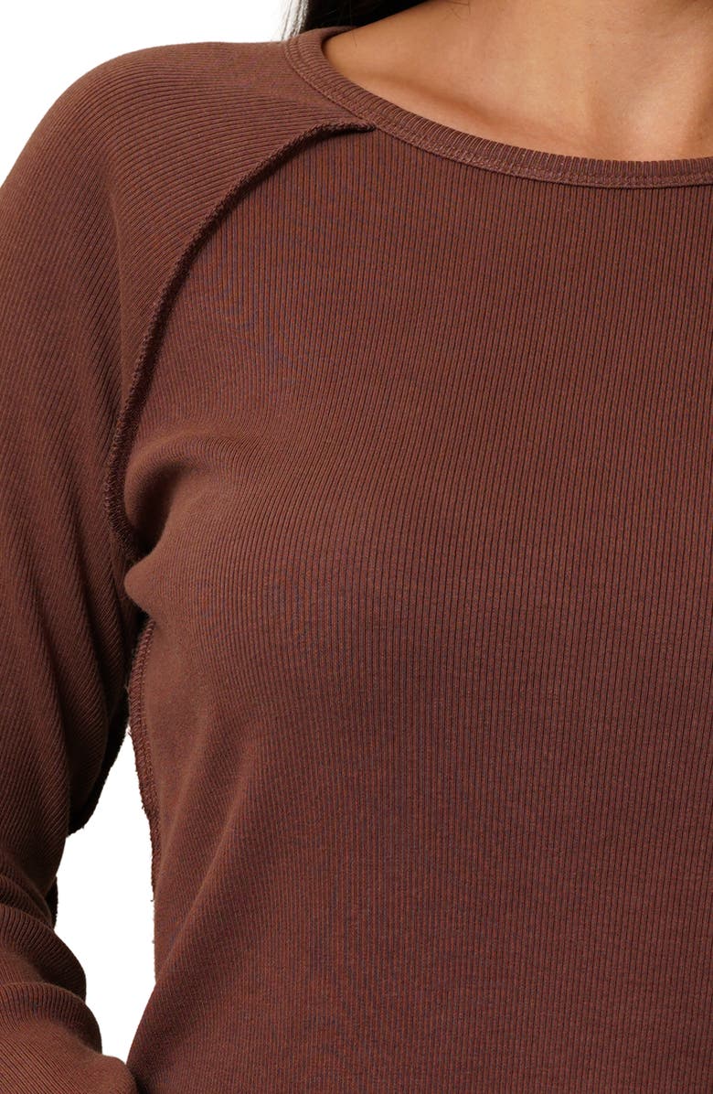 CYRUS Raglan Stitch Rib Top, Alternate, color,