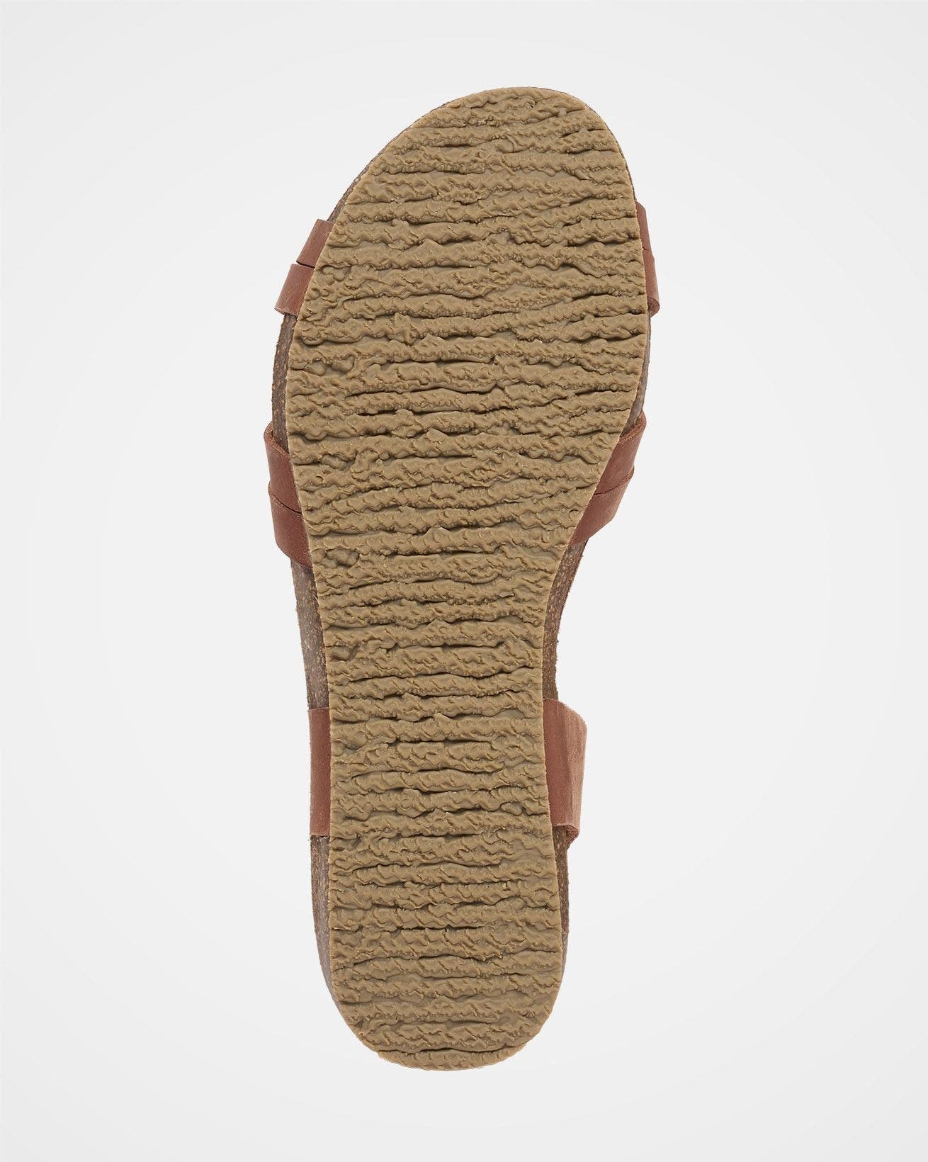 Celtic & Co. Multistrap Open Toe Flat Sandal, Alternate, color, Rust Leather