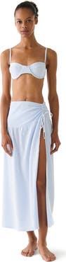 Kate Spade New York Tidal Stripe Cover Up Skirt Swim