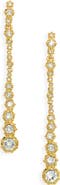 Alexis Bittar Punk Royale Crystal Linear Drop Earrings