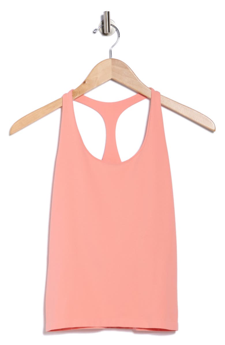 Free People Clean Lines Racerback Tank, Alternate, color, Coral