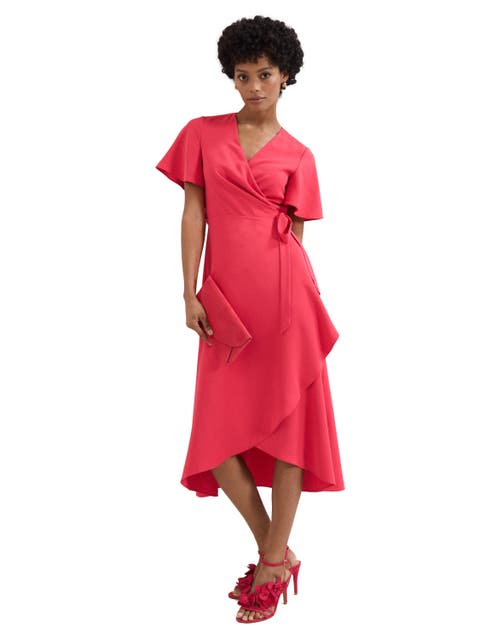Julissa Short Sleeve Wrap Midi Dress
