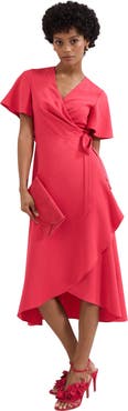 Phase Eight Julissa Short Sleeve Wrap Midi Dress