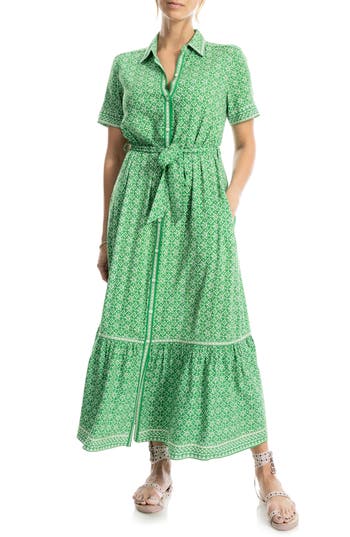 MAX STUDIO MAX STUDIO SHORT SLEEVE SHIRTDRESS 