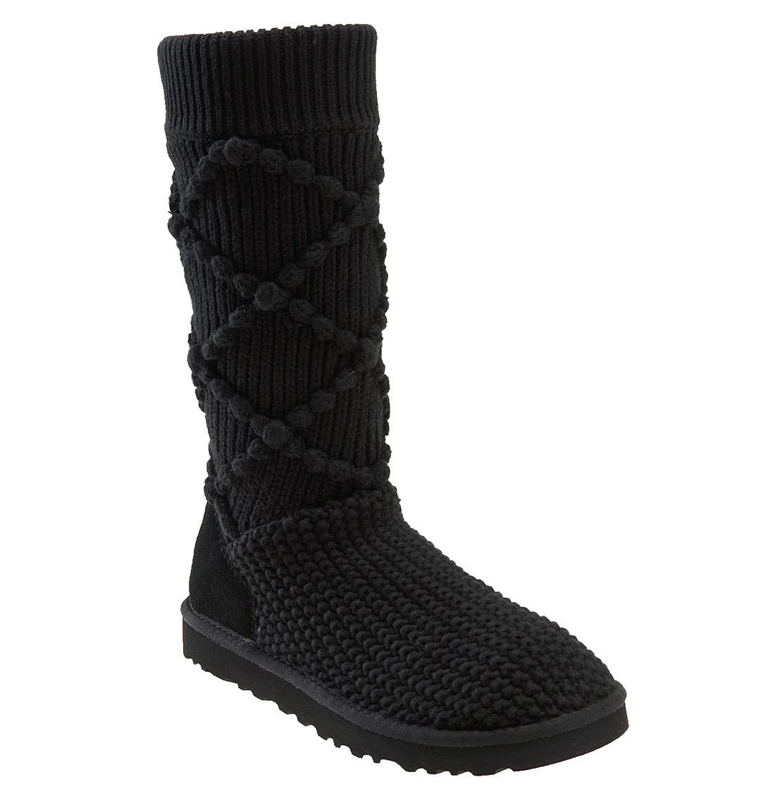 UGG<sup>®</sup> Australia 'Classic Argyle' Sweater Knit Boot, Main, color, 