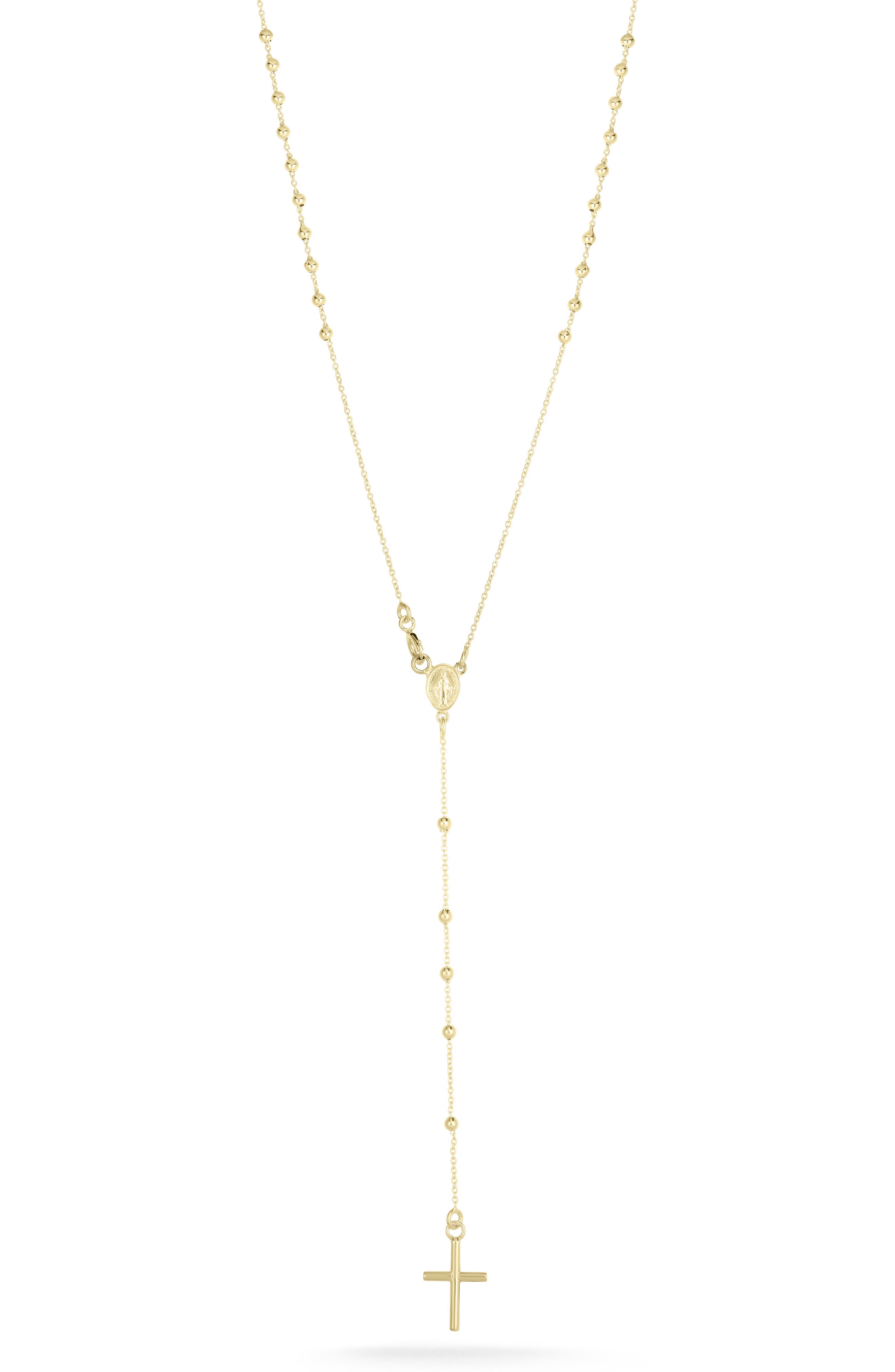 Ember Fine Jewelry 14k Gold Rosary Necklace