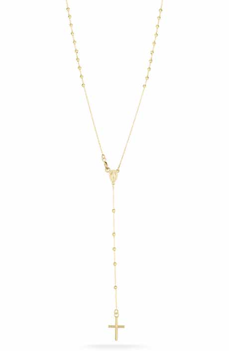 Ember Fine Jewelry 14k Gold Rosary Necklace