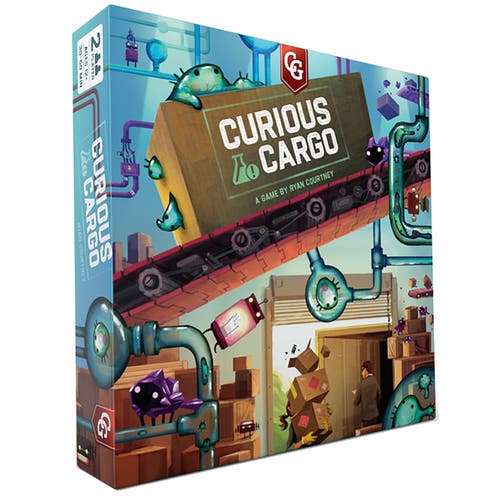 Capstone Games Curious Cargo Strategy Board Game, 2 Players in Multicolored  product